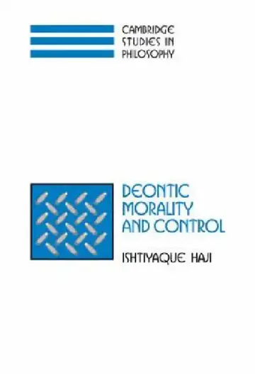 Cover of Deontic Morality and Control