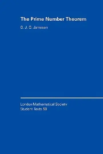 Cover of The Prime Number Theorem