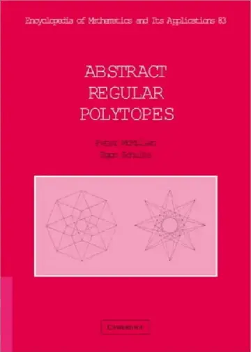 Cover of Abstract Regular Polytopes