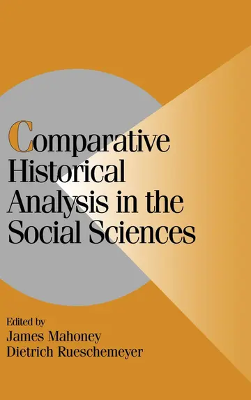 Cover of Comparative Historical Analysis in the Social Sciences