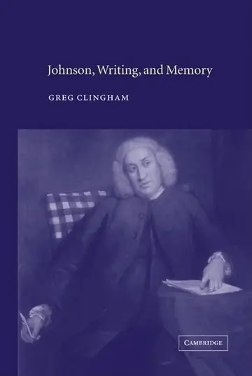 Cover of Johnson, Writing, and Memory