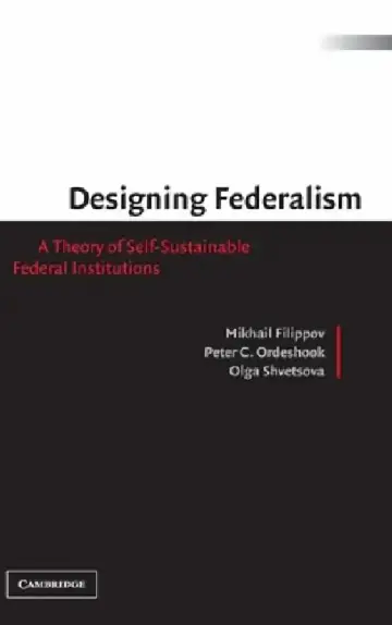 Cover of Designing Federalism