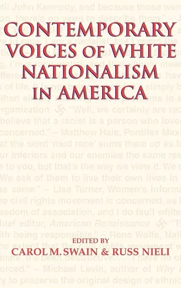 Cover of Contemporary Voices of White Nationalism in America
