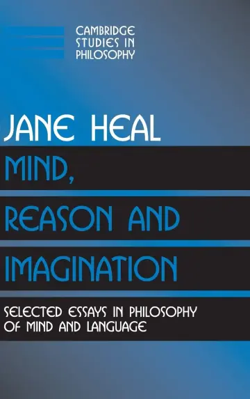 Cover of Mind, Reason and Imagination