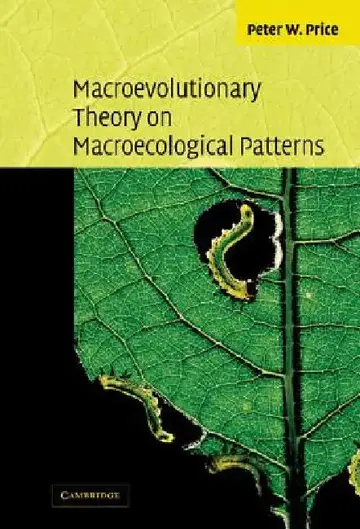 Cover of Macroevolutionary Theory on Macroecological Patterns