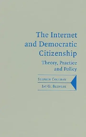 Cover of The Internet and Democratic Citizenship