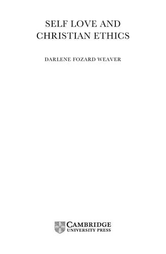 Cover of Self Love and Christian Ethics