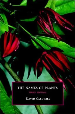 Cover of The Names of Plants
