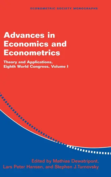 Cover of Advances in Economics and Econometrics
