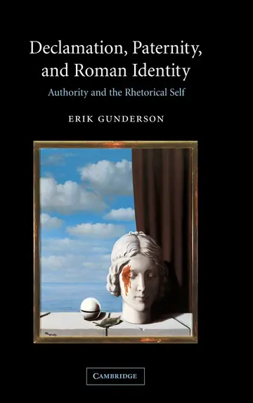 Cover of Declamation, Paternity, and Roman Identity