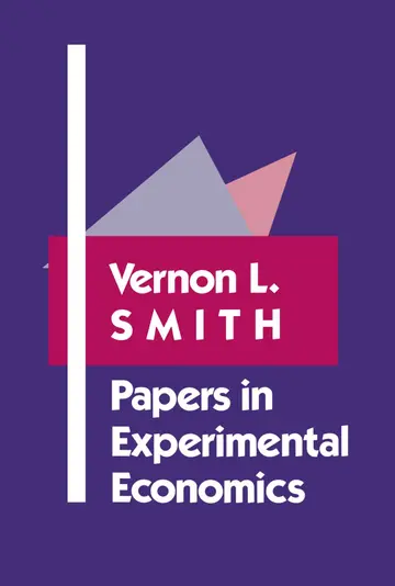 Cover of Papers in Experimental Economics