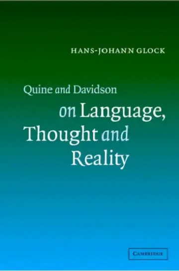 Cover of Quine and Davidson on Language, Thought and Reality