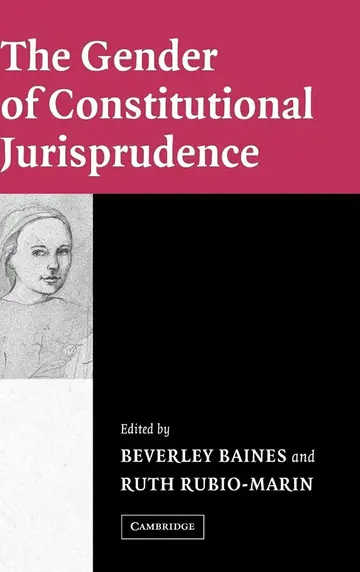 Cover of The Gender of Constitutional Jurisprudence
