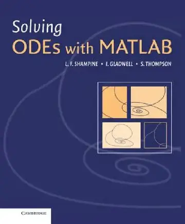 Cover of Solving Odes with MATLAB