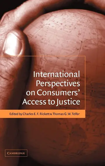 Cover of International Perspectives on Consumers' Access to Justice