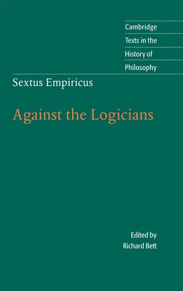 Cover of Sextus Empiricus