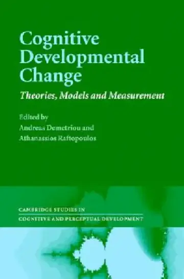Cover of Cognitive Developmental Change