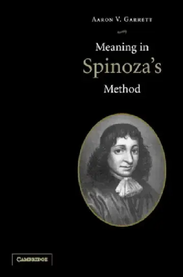 Cover of Meaning in Spinoza's Method
