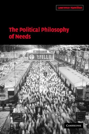 Cover of The Political Philosophy of Needs