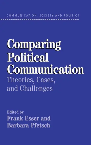 Cover of Comparing Political Communication