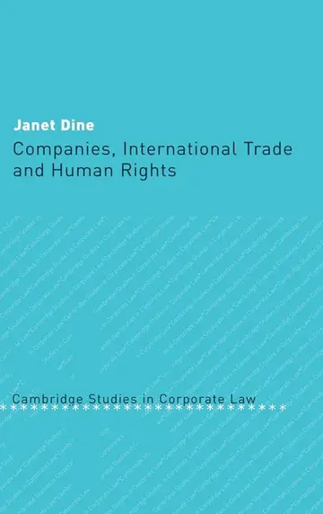 Cover of Companies, International Trade and Human Rights