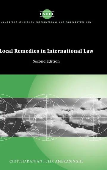 Cover of Local Remedies International Law