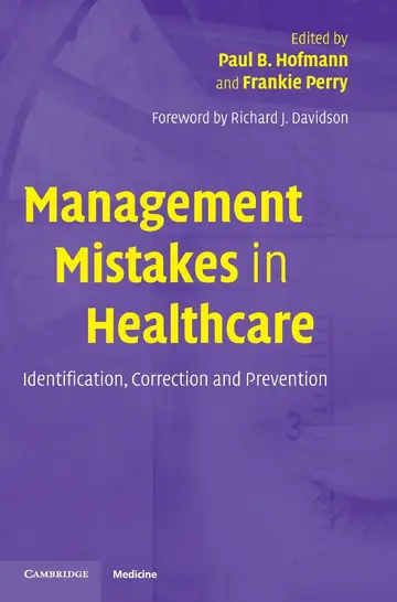 Cover of Management Mistakes in Healthcare