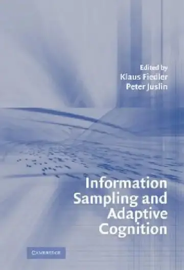 Cover of Information Sampling and Adaptive Cognition