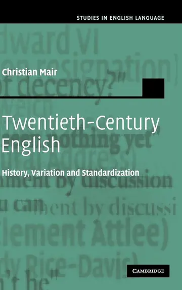 Cover of Twentieth Century English