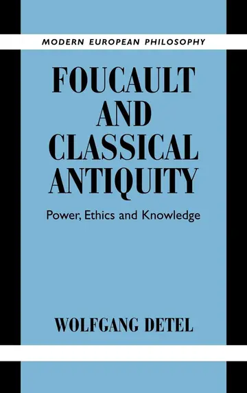 Cover of Foucault and Classical Antiquity