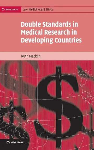 Cover of Double Standards in Medical Research in Developing Countries