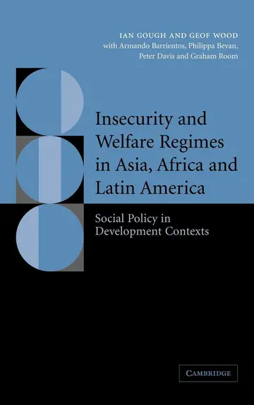 Cover of Insecurity and Welfare Regimes in Asia, Africa and Latin America