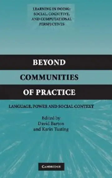 Cover of Beyond Communities of Practice