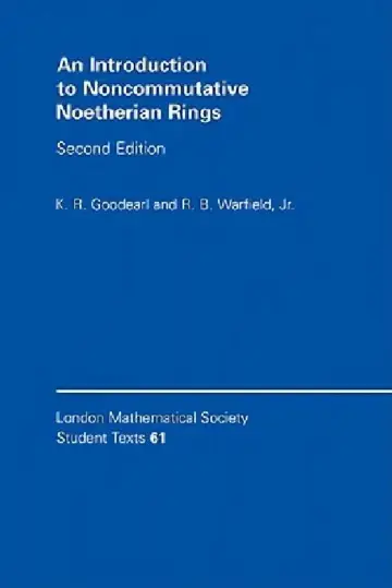 Cover of An Introduction to Noncommutative Noetherian Rings