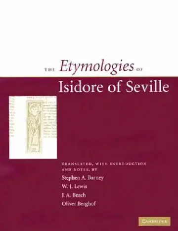 Cover of The Etymologies of Isidore of Seville