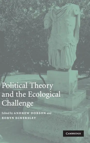Cover of Political Theory and the Ecological Challenge