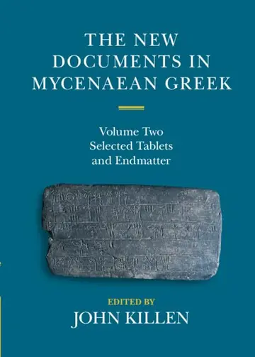 Cover of The New Documents in Mycenaean Greek