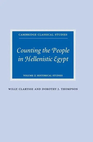 Cover of Counting the People in Hellenistic Egypt
