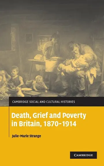 Cover of Death, Grief and Poverty in Britain, 1870–1914