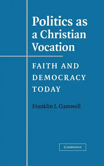 Cover of Politics as a Christian Vocation