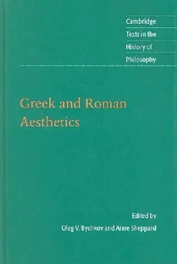 Cover of Greek and Roman Aesthetics