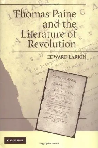 Cover of Thomas Paine and the Literature of Revolution