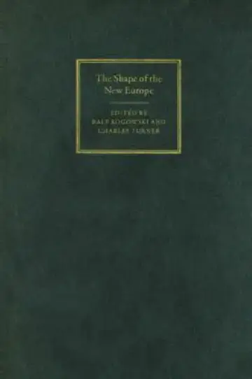Cover of The Shape of the New Europe