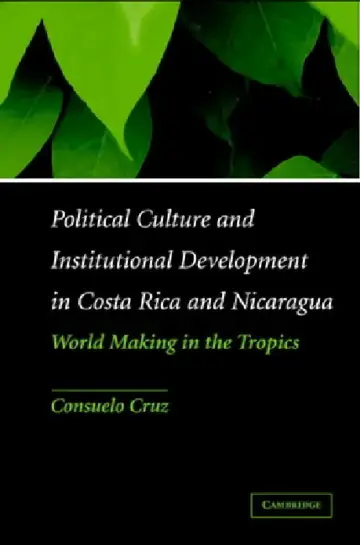 Cover of Political Culture and Institutional Development in Costa Rica and Nicaragua