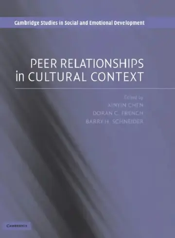 Cover of Peer Relationships in Cultural Context