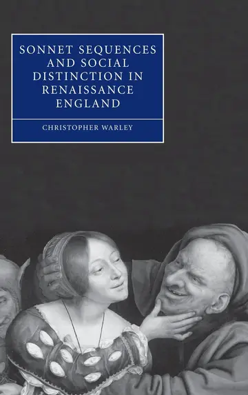 Cover of Sonnet Sequences and Social Distinction in Renaissance England
