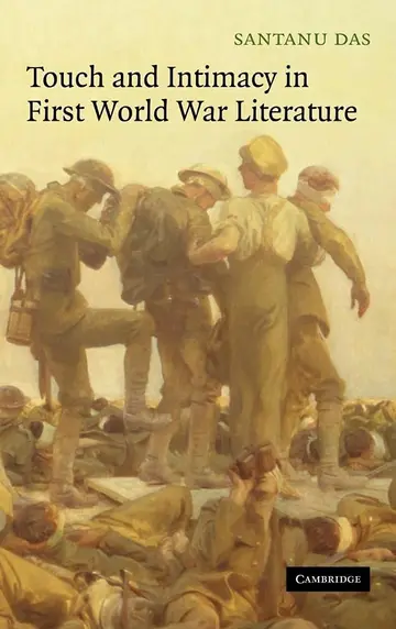 Cover of Touch and Intimacy in First World War Literature