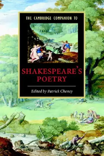 Cover of The Cambridge Companion to Shakespeare's Poetry