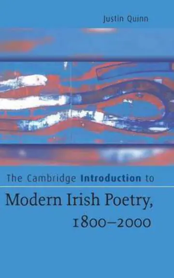 Cover of The Cambridge Introduction to Modern Irish Poetry, 1800–2000