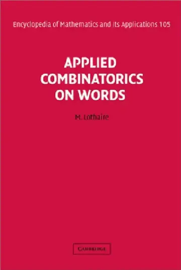 Cover of Applied Combinatorics on Words